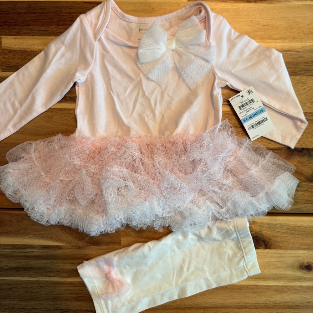 NWT Ballet Inspired Matching Set - Size 3-6M